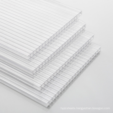 4mm/6mm/8mm/10mm/12mm Colored Transparent Plastic Greenhouse Polycarbonate Hollow Sheet